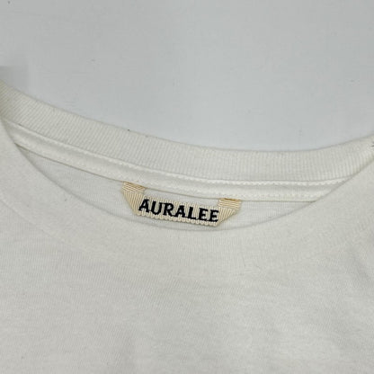 AURALEE オーラリー A26ST02PT 26SS ホワイト BRUSHED ORGANIC COTTON JERSEY TEE Tシャツ トップス