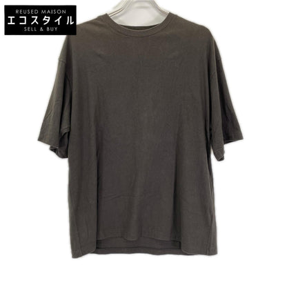 AURALEE オーラリー A26ST02PT 26SS ブラック BRUSHED ORGANIC COTTON JERSEY TEE Tシャツ トップス