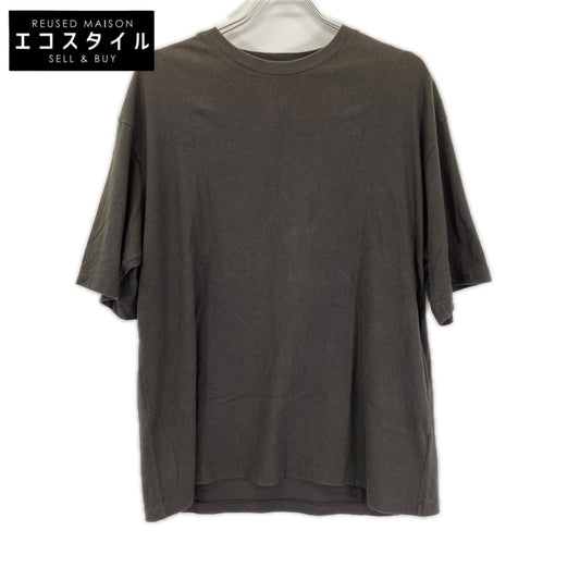 AURALEE オーラリー A26ST02PT 26SS ブラック BRUSHED ORGANIC COTTON JERSEY TEE Tシャツ トップス