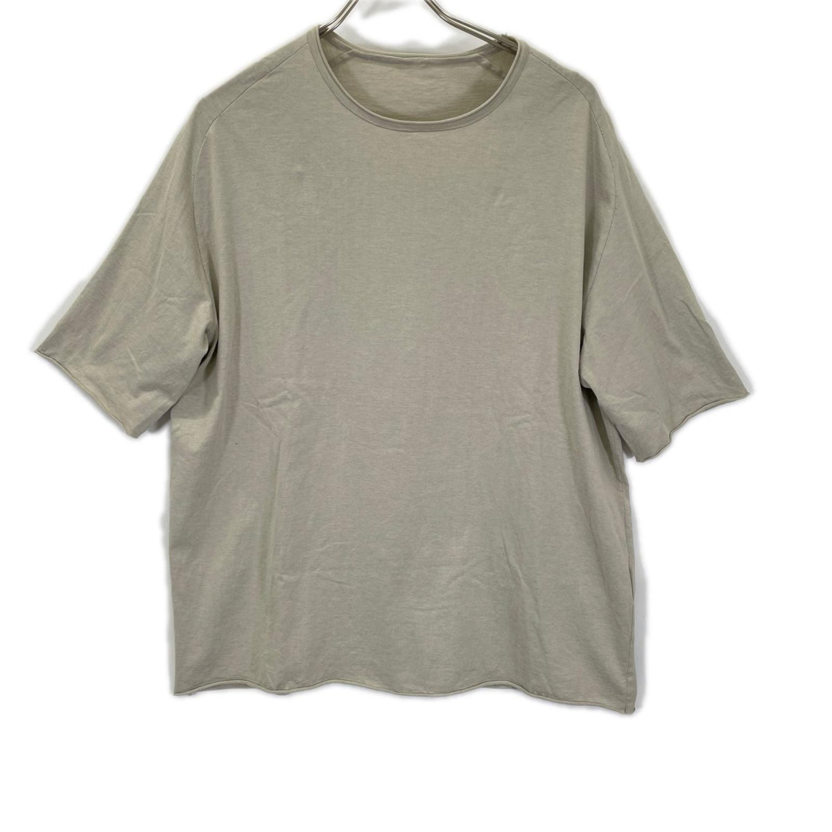 MAATEE&SONS マーティーアンドサンズ MT6103-0806 26SS グレー/さらしMOKUY S/S FRENCH SEAM TEE SUVIN天竺 Tシャツ トップス
