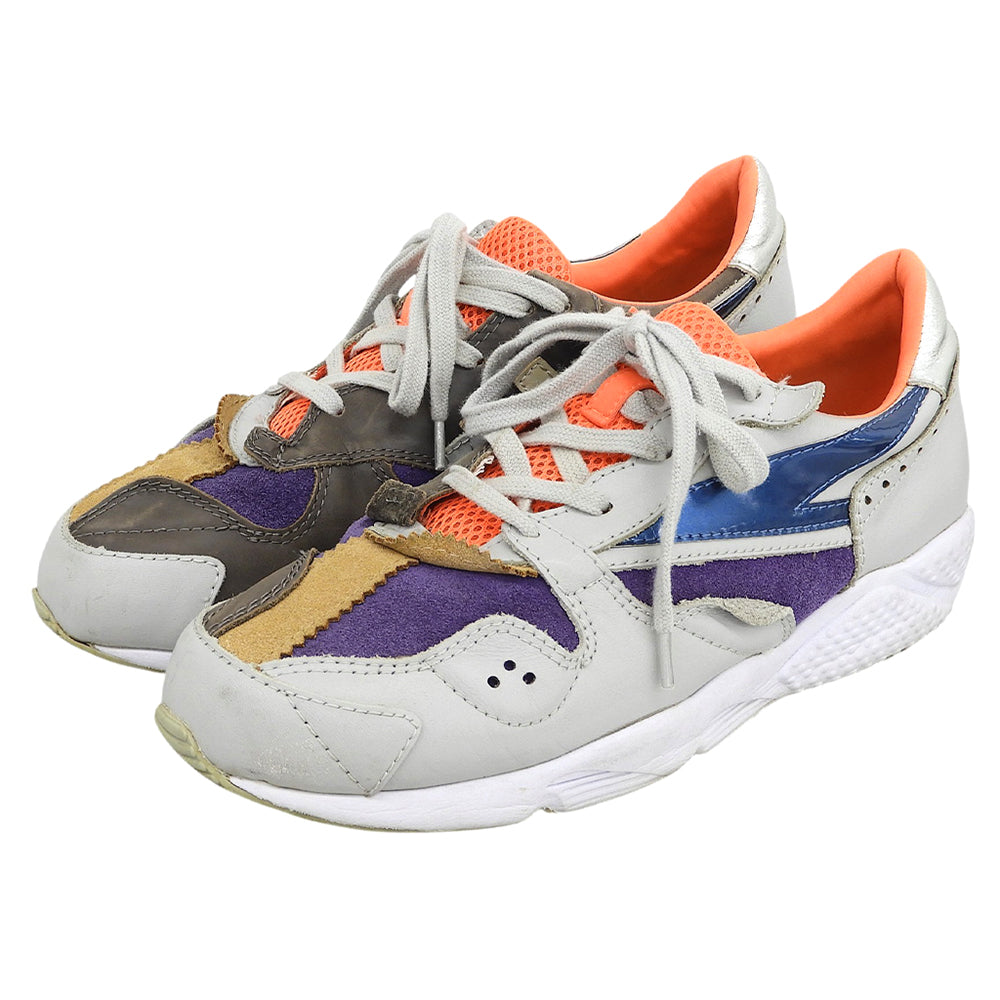kolor カラー パッチワーク ローカットスニーカー シューズ メンズ グレー×マルチカラー 26.5cm 19SCM-A01501 19SS シューズ