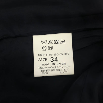 ANAYI アナイ 10261110380 26年製 ネイビー ウールツイルダブルジャケット トップス