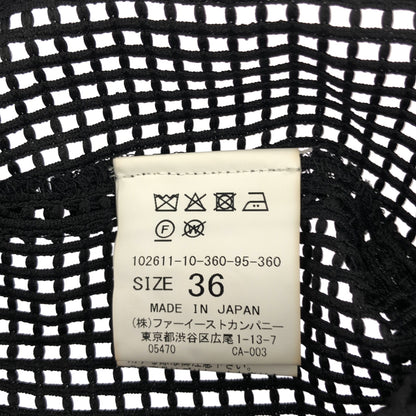 ANAYI アナイ 10261110360 26年製 ブラック メッシュラッセル5分袖シャツブルゾン トップス