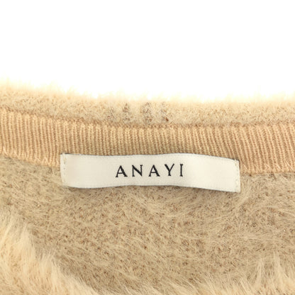 ANAYI アナイ 10261816040 26年製 ベージュ フェザージャガードビジュー プルオーバートップス トップス