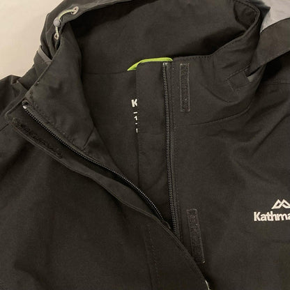 その他ブランド 【Kathmandu】ブラック ngx2 ウォータープルーフフーデッドジャケット ジャケット