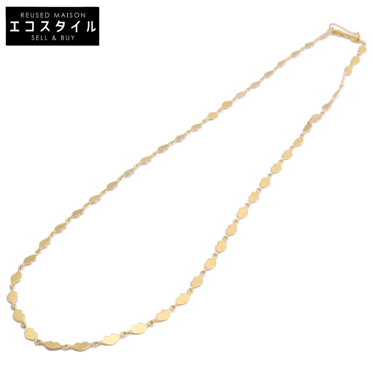Marie-Helene de Taillac マリーエレーヌドゥタイヤック 美品 20KYG 15インチ スモール ゴールド・キス パイエット ネックレス