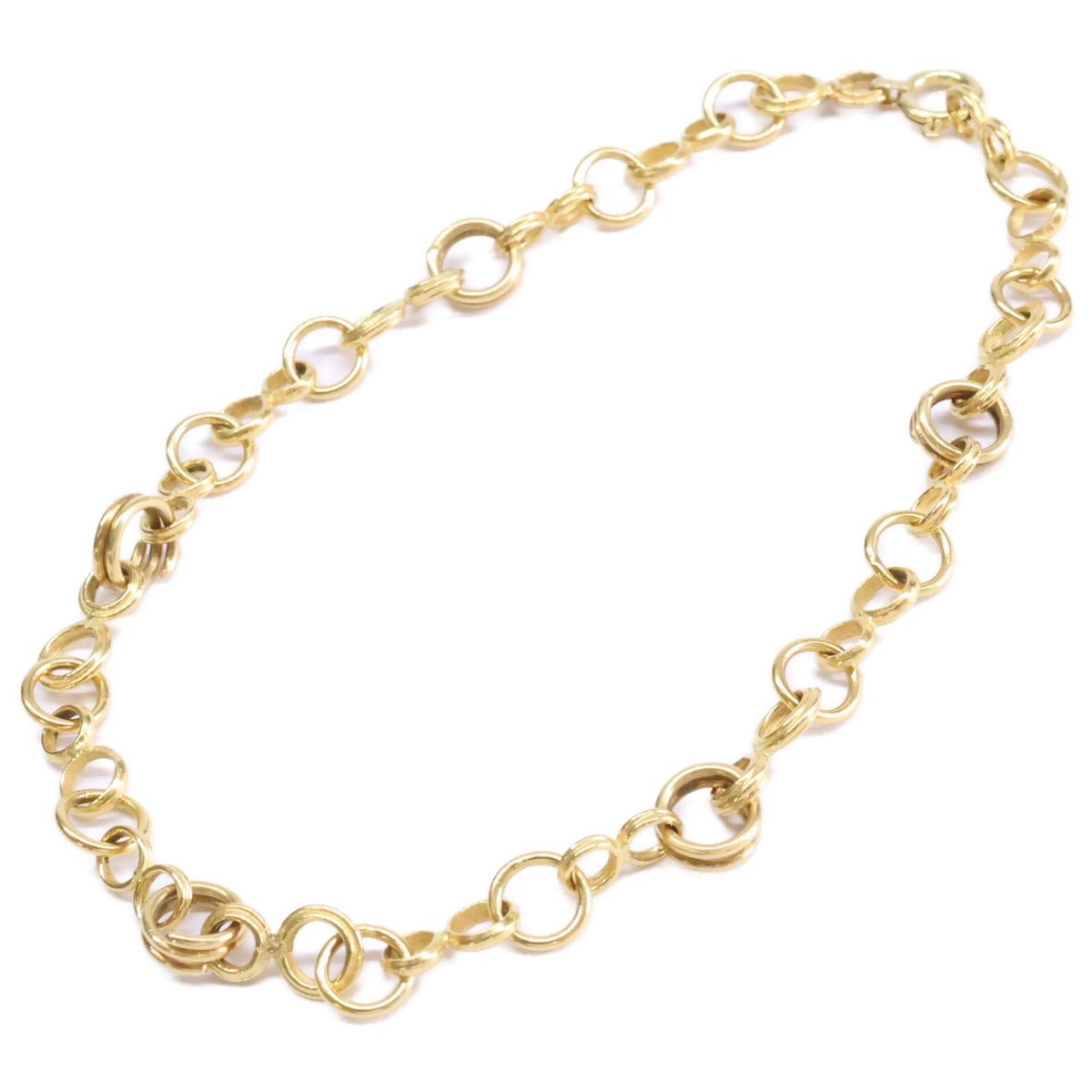 Marie-Helene de Taillac マリーエレーヌドゥタイヤック 美品 K18YG リングチェーン ブレスレット