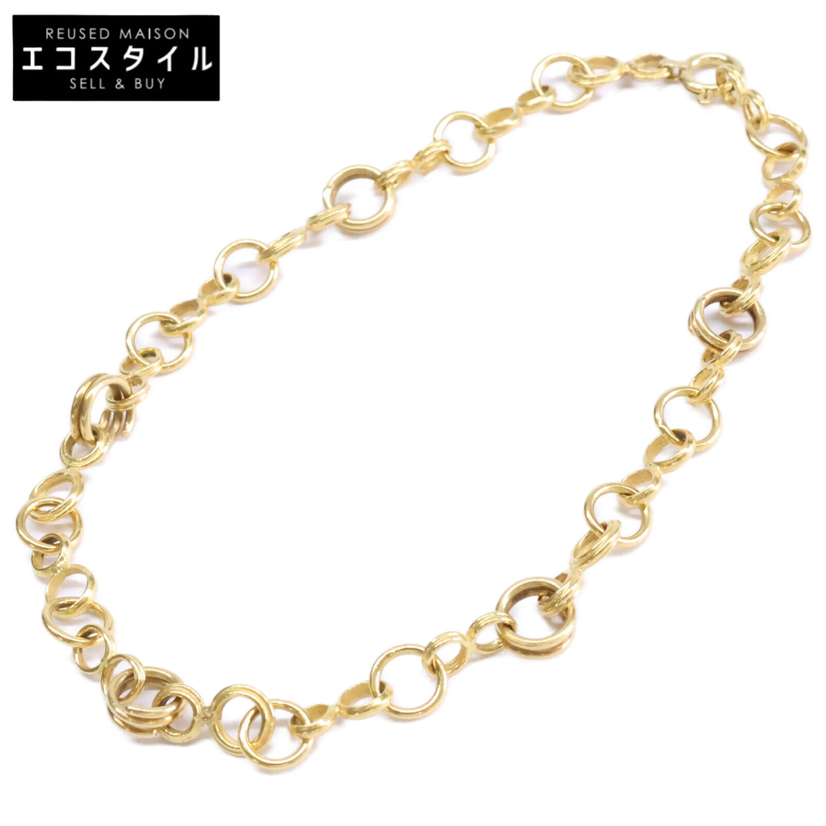 Marie-Helene de Taillac マリーエレーヌドゥタイヤック 美品 K18YG リングチェーン ブレスレット