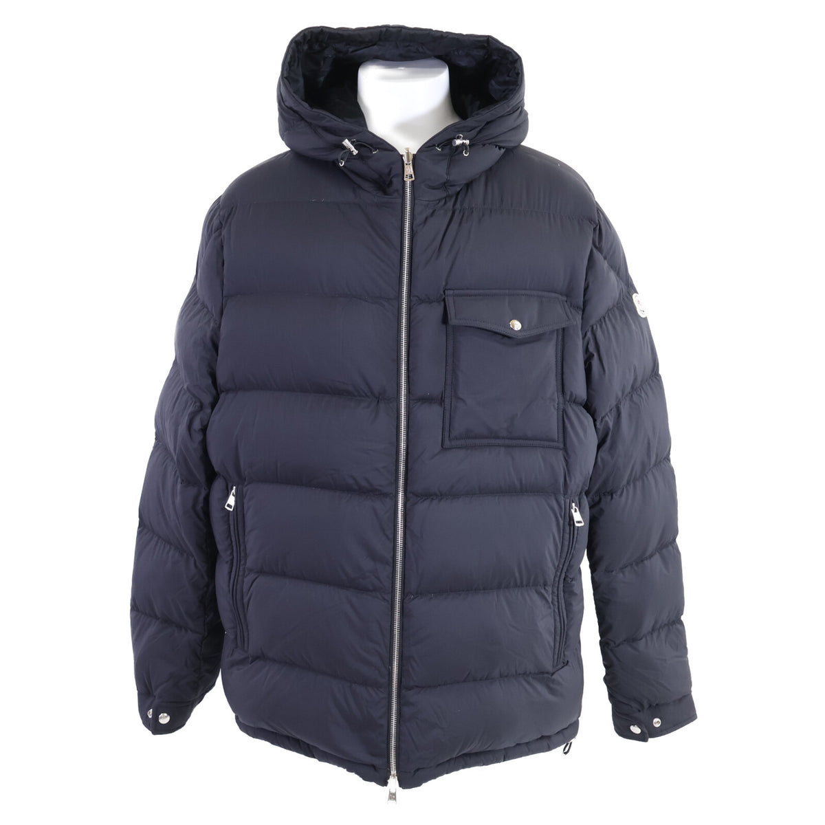 MONCLER モンクレール 美品 ERABLE/エラブル ナイロン ロゴ総柄 W-ZIP リバーシブル フーデッド ダウンジャケット ジャケット