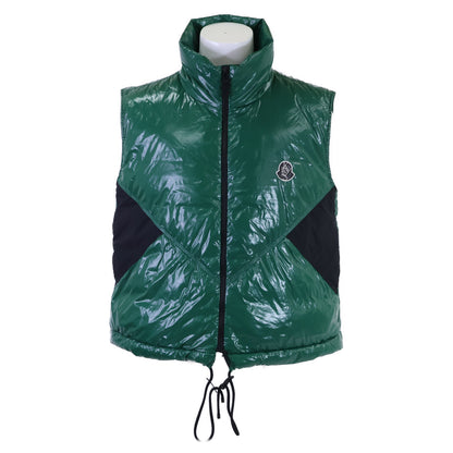 MONCLER モンクレール GENIUS x ALICIA KEYS 23SS CHELSEA/チェルシー シャイニーナイロン コラボロゴ W-ZIP ダウンベスト ジャケット