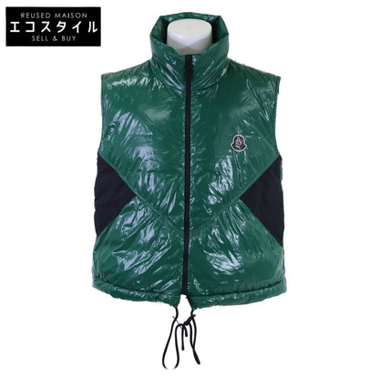 MONCLER モンクレール GENIUS x ALICIA KEYS 23SS CHELSEA/チェルシー シャイニーナイロン コラボロゴ W-ZIP ダウンベスト ジャケット