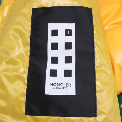 MONCLER モンクレール GENIUS x ALICIA KEYS 23SS CHELSEA/チェルシー シャイニーナイロン コラボロゴ W-ZIP ダウンベスト ジャケット