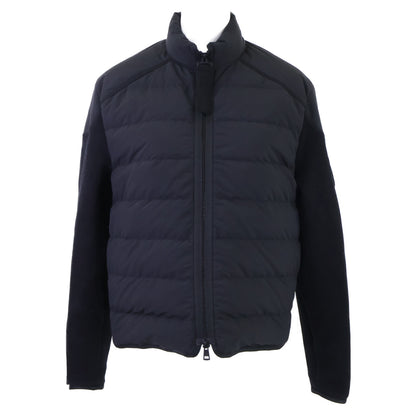 MONCLER モンクレール 23年製 CARDIGAN TRICOT ドラゴンロゴ コットン切り替え ジップアップダウンジャケット ジャケット