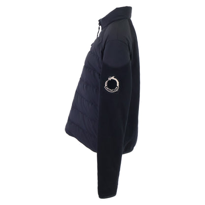 MONCLER モンクレール 23年製 CARDIGAN TRICOT ドラゴンロゴ コットン切り替え ジップアップダウンジャケット ジャケット