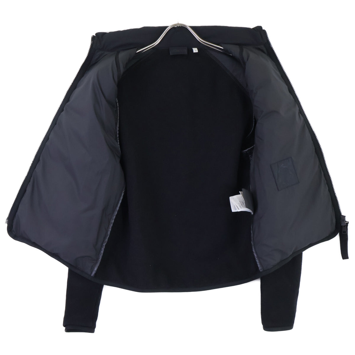 MONCLER モンクレール 23年製 CARDIGAN TRICOT ドラゴンロゴ コットン切り替え ジップアップダウンジャケット ジャケット
