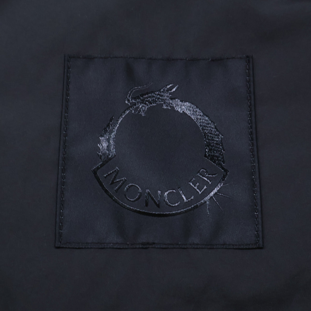 MONCLER モンクレール 23年製 CARDIGAN TRICOT ドラゴンロゴ コットン切り替え ジップアップダウンジャケット ジャケット