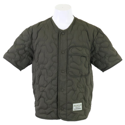 MONCLER モンクレール GENIUS x SALEHE BEMBURY 23AW CAMICIA ナイロン バックプリント ショートスリーブキルティングダウンジャケット ジャケット