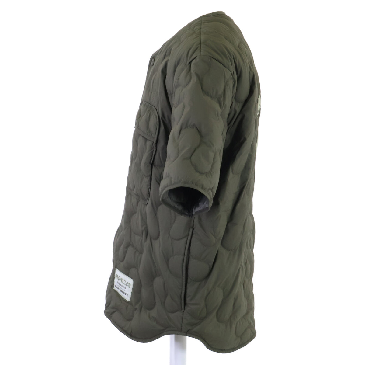 MONCLER モンクレール GENIUS x SALEHE BEMBURY 23AW CAMICIA ナイロン バックプリント ショートスリーブキルティングダウンジャケット ジャケット