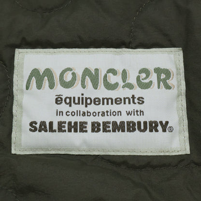 MONCLER モンクレール GENIUS x SALEHE BEMBURY 23AW CAMICIA ナイロン バックプリント ショートスリーブキルティングダウンジャケット ジャケット