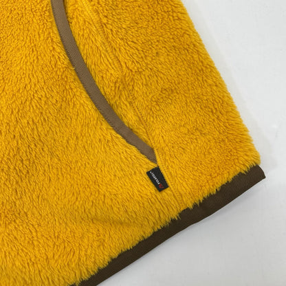 MONCLER モンクレール 【GRENOBLE】24AW イエロー マウンテンモチーフロゴ ポーラーテック フリースベスト/ジレ ベスト