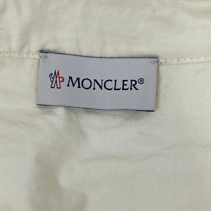 MONCLER モンクレール 23SS SHIRT アイボリー コットン ロゴワッペン ジップアップシャツジャケット ジャケット