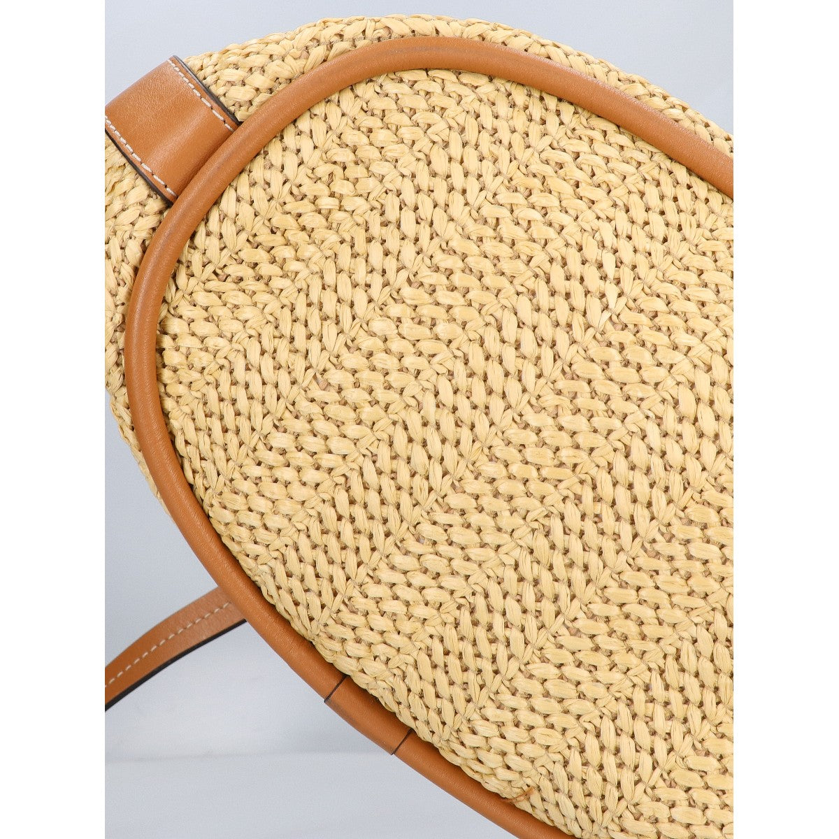 MONCLER モンクレール 23年製 J109B5D00009 M4231 HUBBA TOTE SMALL ドローストリングポーチ付 ラフィアファブリック 2WAY トートバッグ