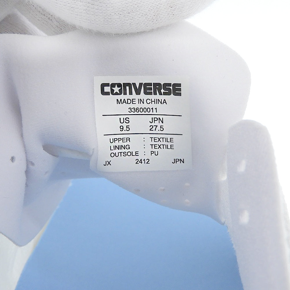 converse コンバース 新品同様 三津家貴也 CONS RUNREVOLVE/ランニングシューズ メンズ ホワイト×ブルー 27.5cm 33600011 シューズ