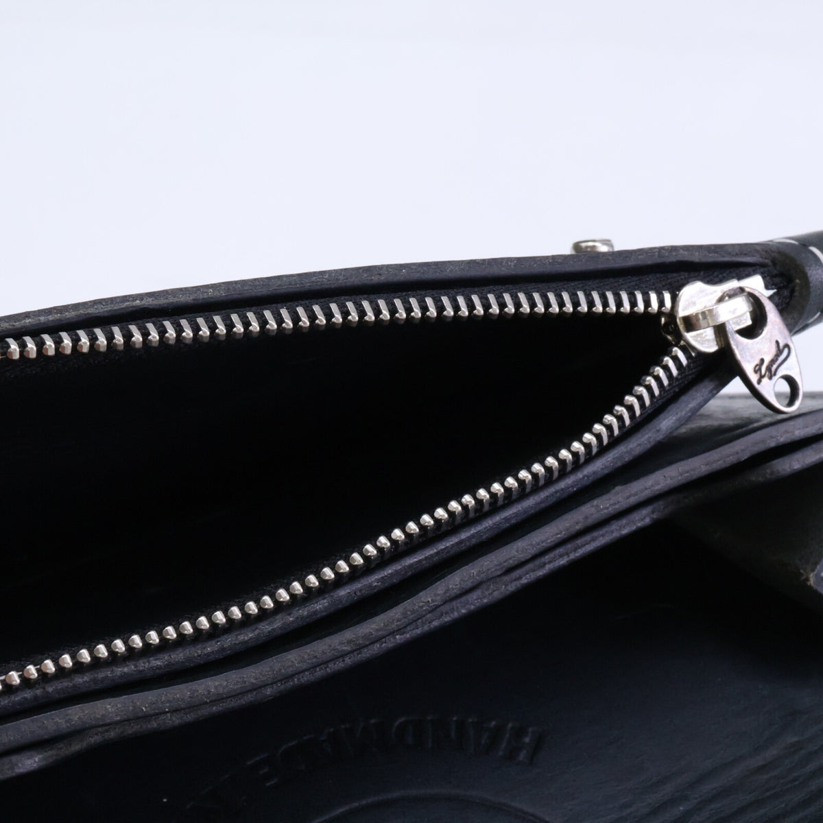 LYNCH SILVERSMITH リンチシルバースミス LNC707 BIKER WALLET MINERVA BOX/バイカーウォレット ミネルバボックス 長財布（小銭入れあり）