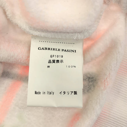 Gabriele Pasini ガブリエレパジーニ ホワイト グラフィックパーカー ジップポケット トップス