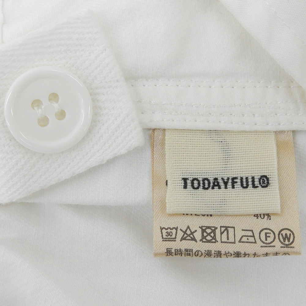 TODAYFUL トゥデイフル ボーイフレンド ナイロンパンツ ボトムス レディース ホワイト 36 ボトムス
