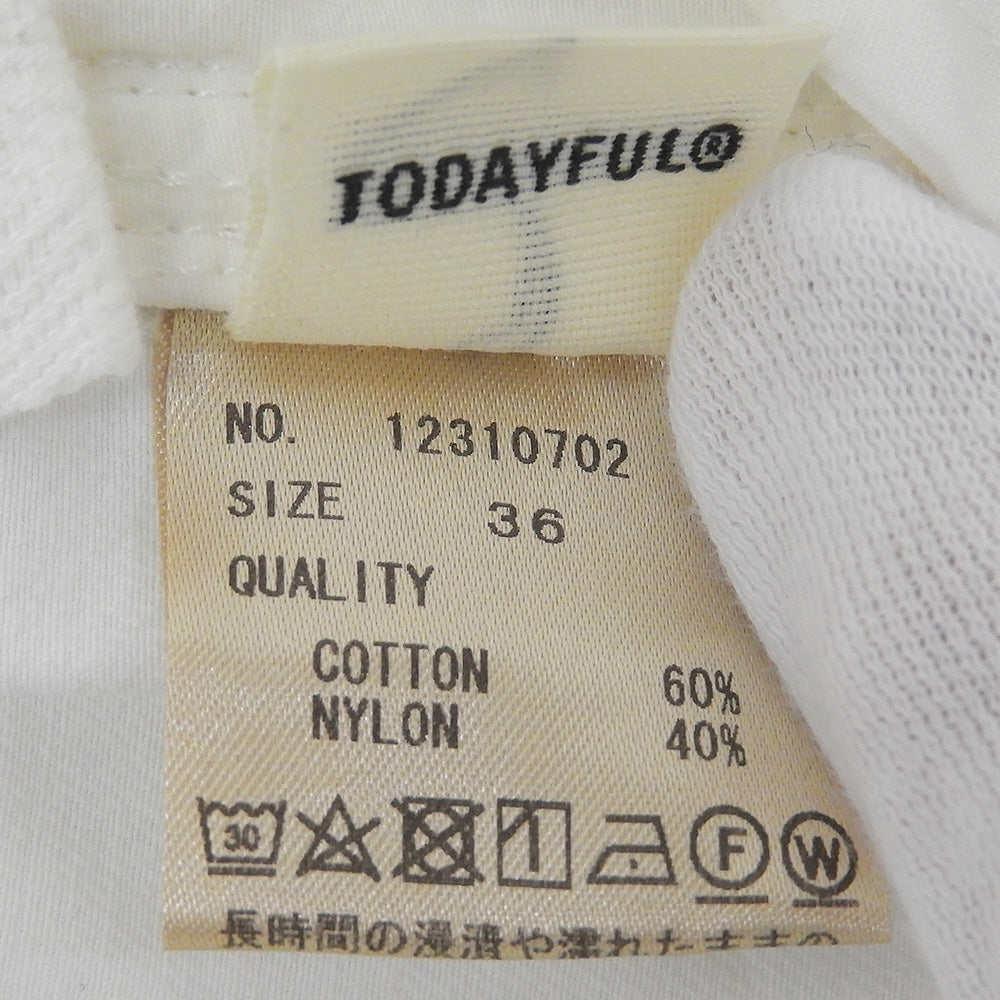 TODAYFUL トゥデイフル ボーイフレンド ナイロンパンツ ボトムス レディース ホワイト 36 ボトムス