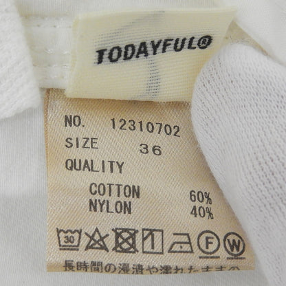 TODAYFUL トゥデイフル ボーイフレンド ナイロンパンツ ボトムス レディース ホワイト 36 ボトムス