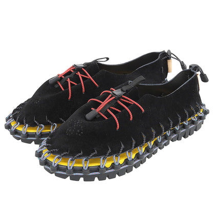 Hender Scheme エンダースキーマ 新品同様 カウレザー hammock Vibram社製 コンポーネントソール シューズ ブラックマルチ 6 yv-s-hmk シューズ