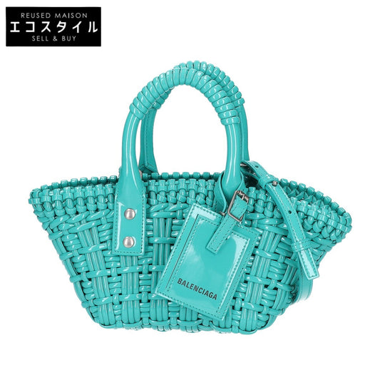 BALENCIAGA バレンシアガ 【美品】678028 Bistro XXS Basket ビストロ XXS バスケット 2WAY ハンドバッグ