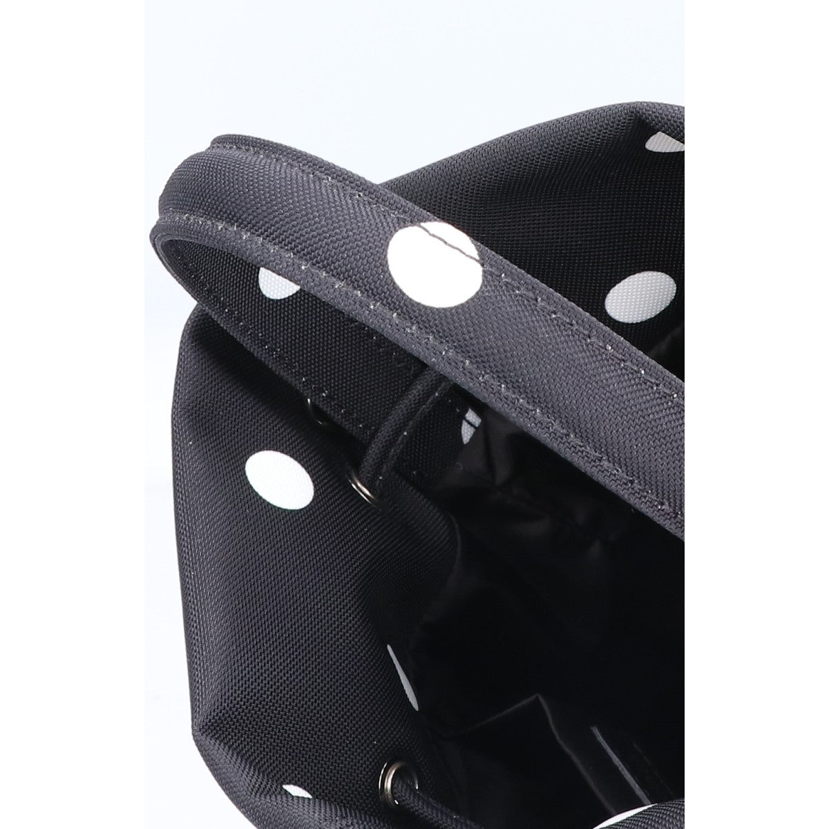 BALENCIAGA バレンシアガ 【美品】619458 WHEEL ウィール ドローストリング バケットXS ドット 2WAY ショルダーバッグ