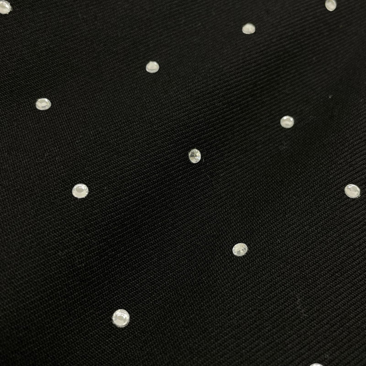 BALENCIAGA バレンシアガ 596427 19年製 ブラック ラインストーン Aラインフレアスカート スカート
