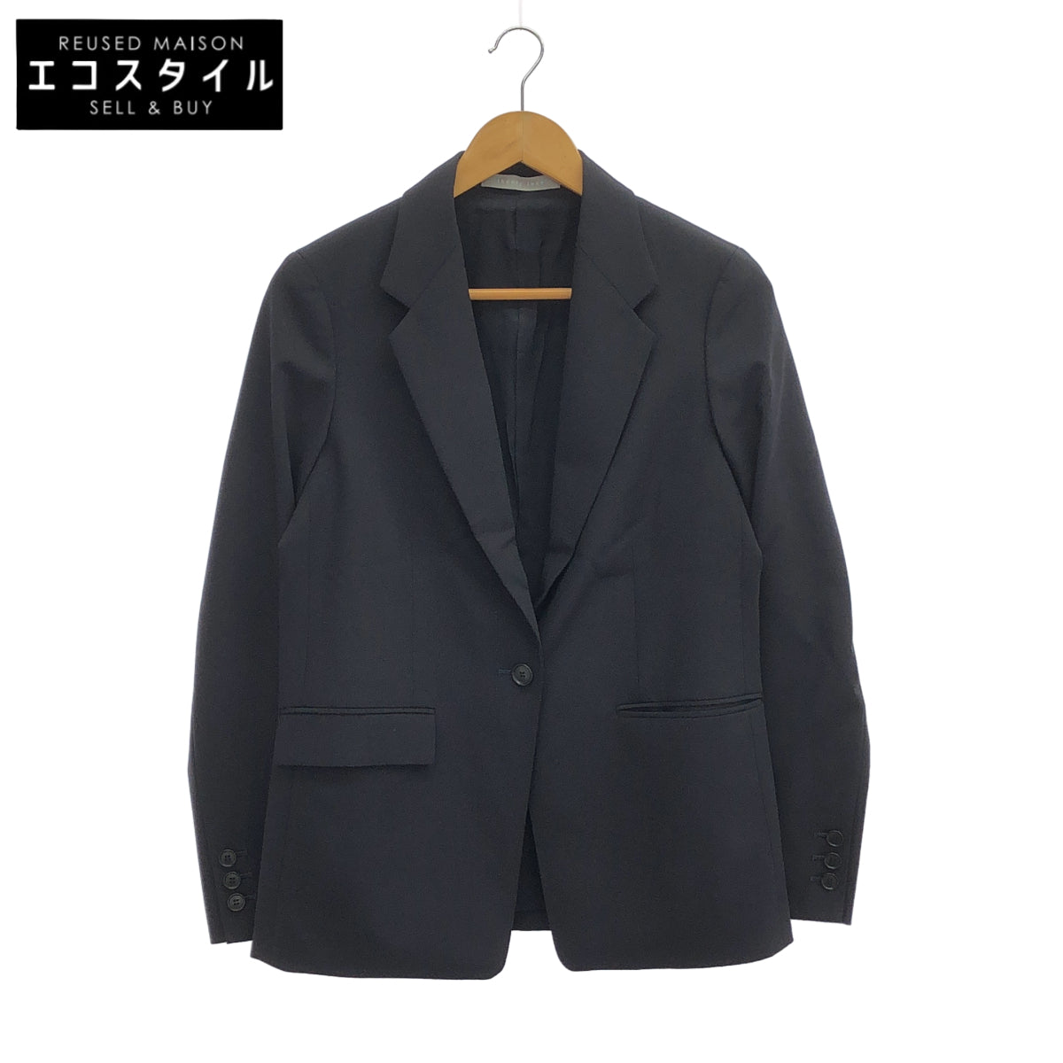 theory luxe セオリーリュクス 25SS ブラック 1Bシングルジャケット トップス