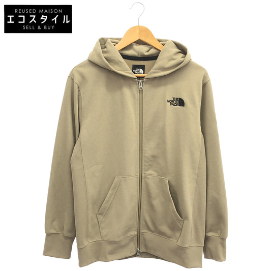 THE NORTH FACE ノースフェイス NT12037 ツイルベージュ スクエアロゴ フルジップパーカー トップス