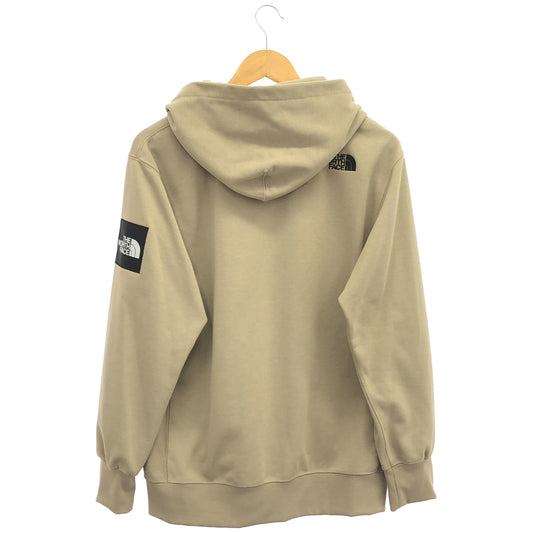 THE NORTH FACE ノースフェイス NT12037 ツイルベージュ スクエアロゴ フルジップパーカー トップス