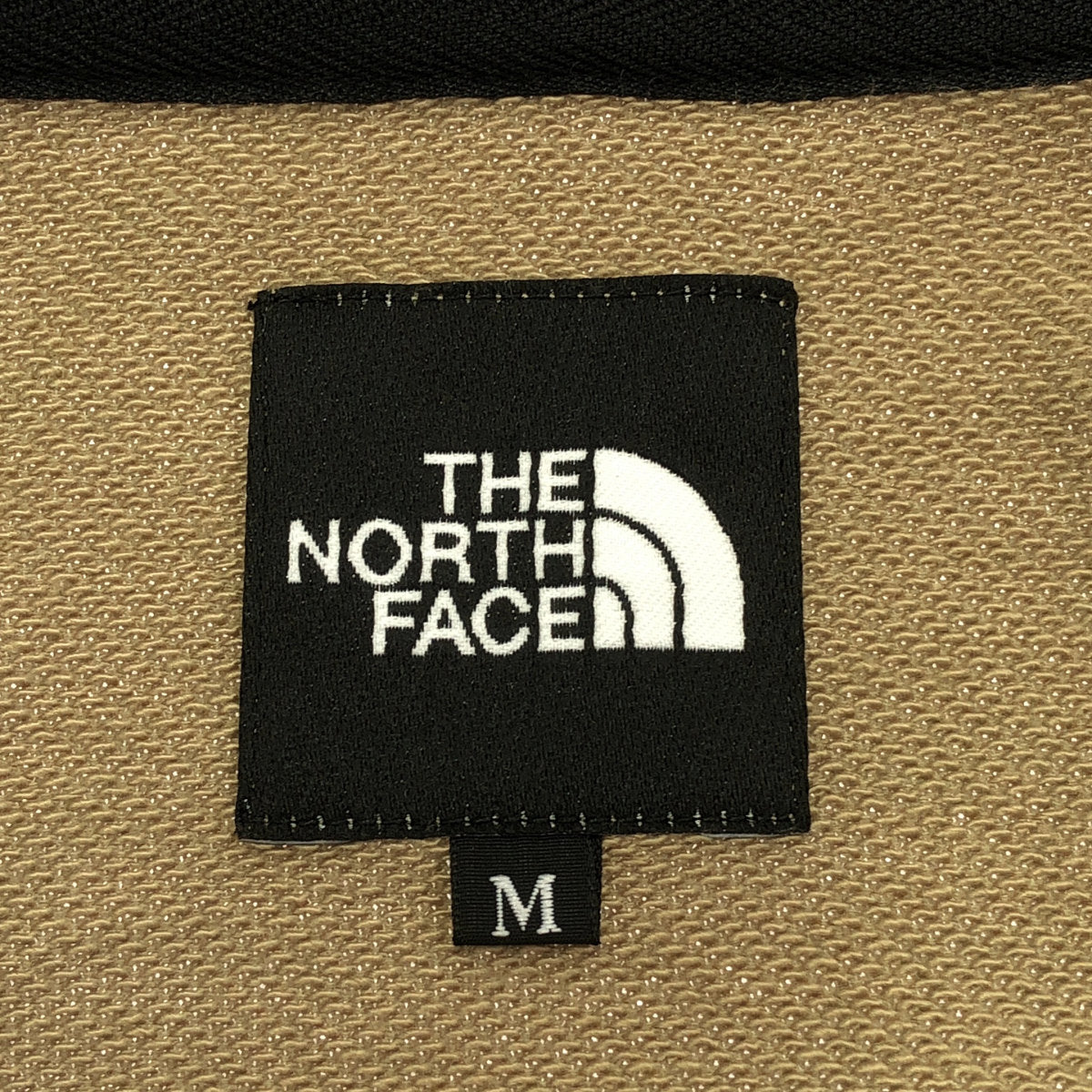 THE NORTH FACE ノースフェイス NT12037 ツイルベージュ スクエアロゴ フルジップパーカー トップス
