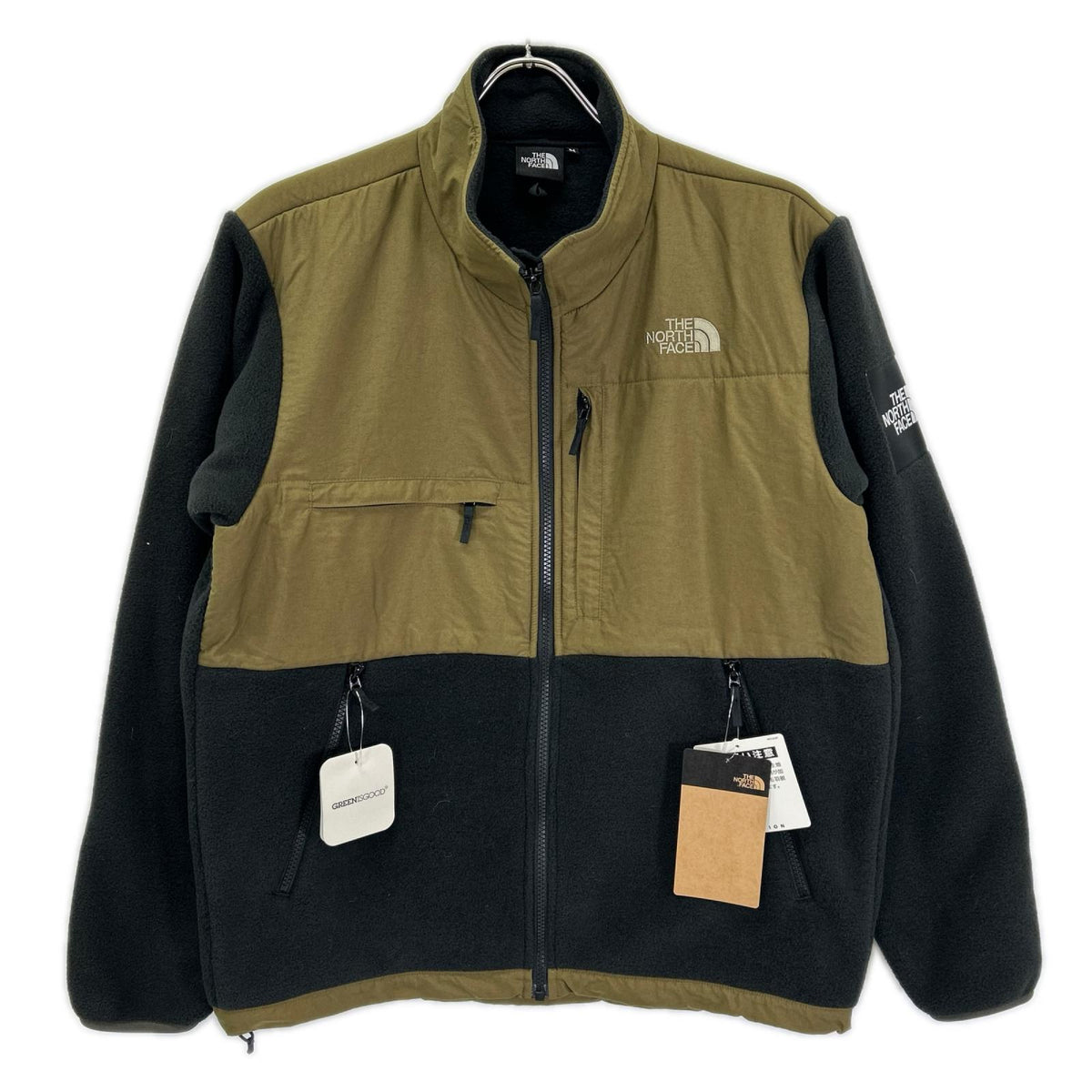 THE NORTH FACE ノースフェイス NA22030R ブラック×カーキ Denali Jacket/デナリジャケット ジャケット