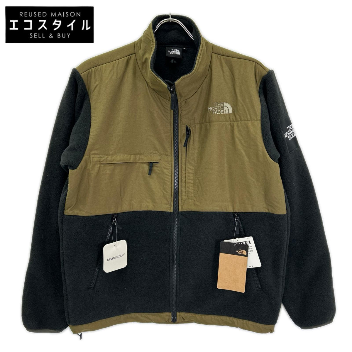 THE NORTH FACE ノースフェイス NA22030R ブラック×カーキ Denali Jacket/デナリジャケット ジャケット