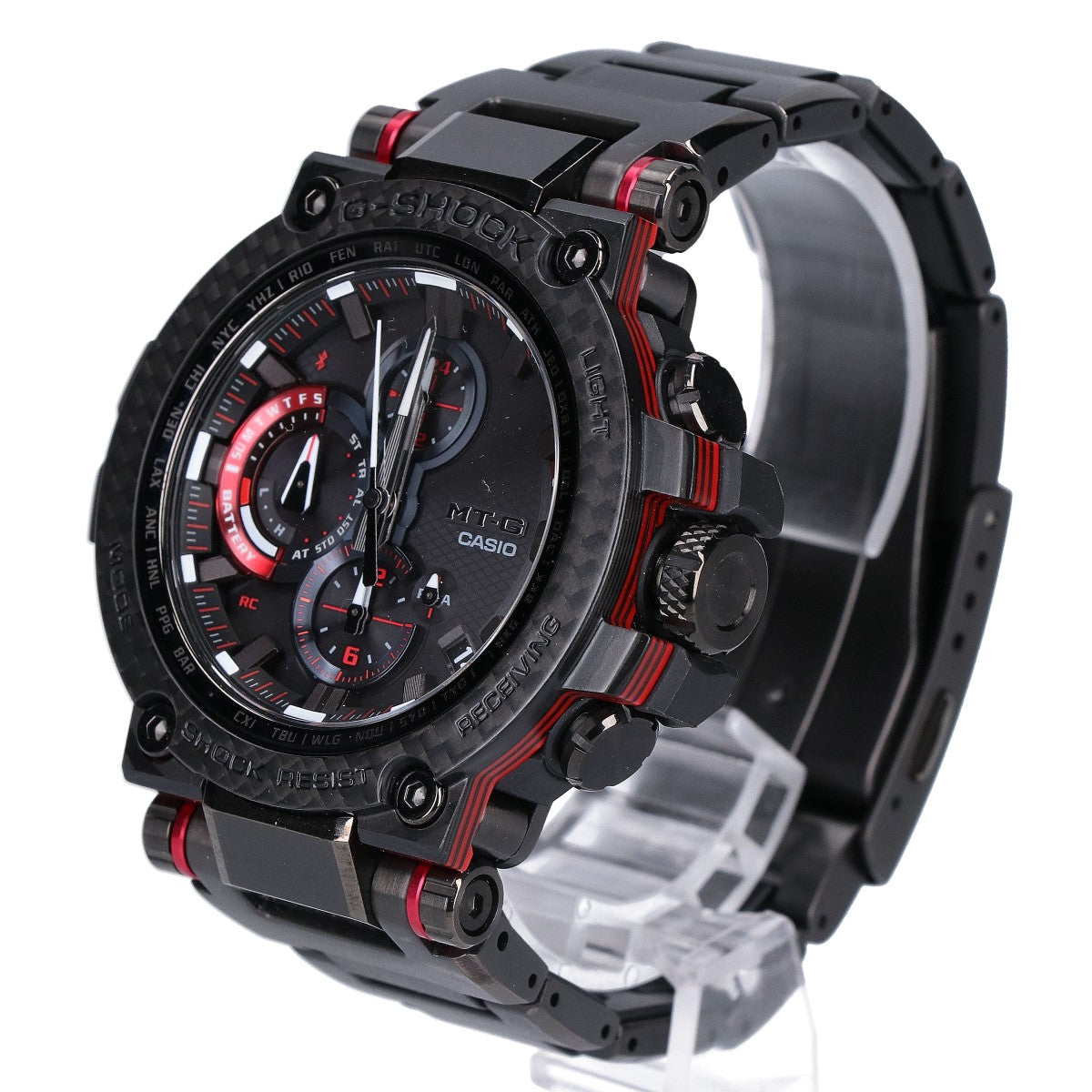 G-SHOCK ジーショック 新品同様 MT-G MTG-B1000 Carbon Series MTG-B1000XBD-1AJF カーボンベゼル マルチバンド6 タフソーラー電波 腕時計