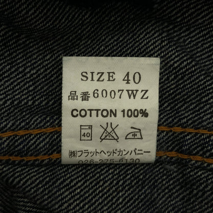THE FLAT HEAD ザ フラットヘッド 6007WZ インディゴ ジップアップ デニムジャケット トップス