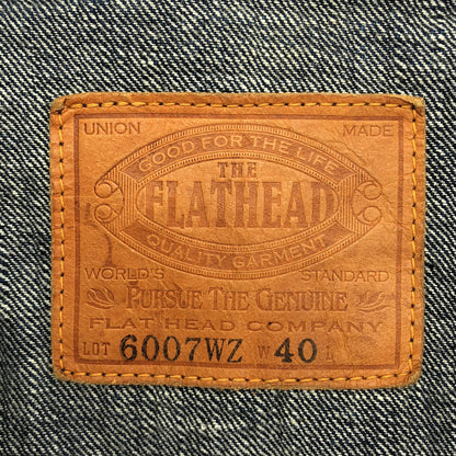 THE FLAT HEAD ザ フラットヘッド 6007WZ インディゴ ジップアップ デニムジャケット トップス
