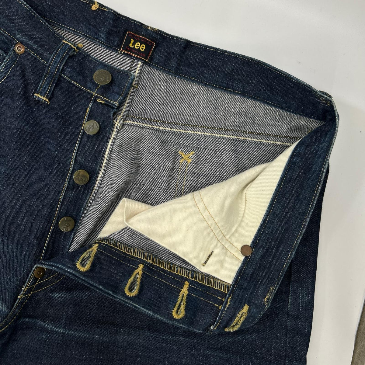 Lee リー 【×THE REAL McCOY'S】97111-89 インディゴ ボタンフライデニムパンツ ボトムス
