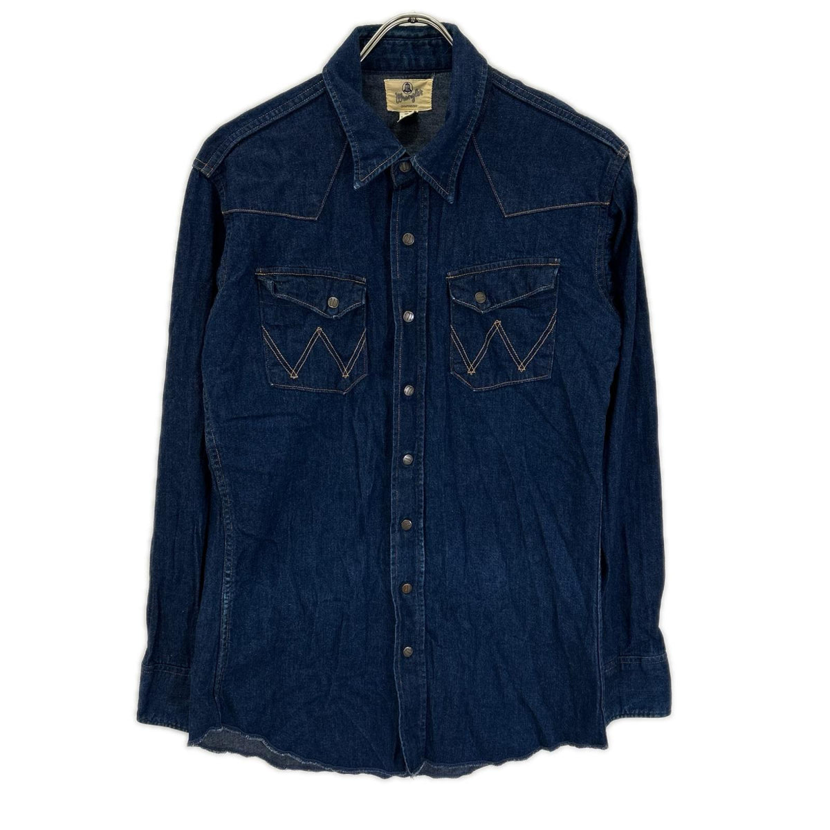 Wrangler ラングラー M5027 日本製 インディゴ 27MW復刻 ウエスタンデニムシャツ トップス