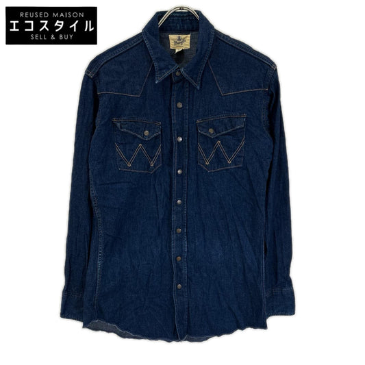Wrangler ラングラー M5027 日本製 インディゴ 27MW復刻 ウエスタンデニムシャツ トップス