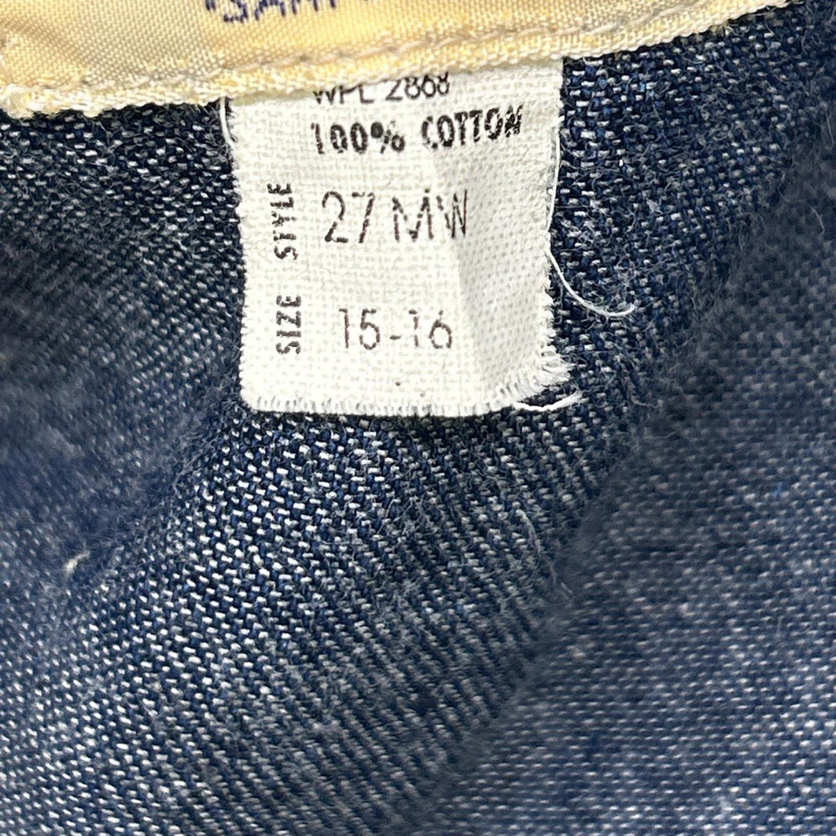 Wrangler ラングラー M5027 日本製 インディゴ 27MW復刻 ウエスタンデニムシャツ トップス