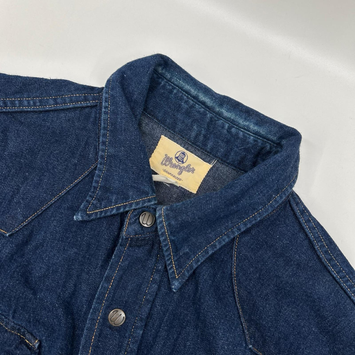 Wrangler ラングラー M5027 日本製 インディゴ 27MW復刻 ウエスタンデニムシャツ トップス